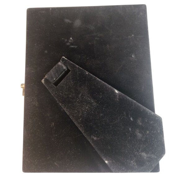 Vintage Silver Tone Picture Frame 5"x7" Hinged Back Stand Classic Home Decor - Picture 4 of 15